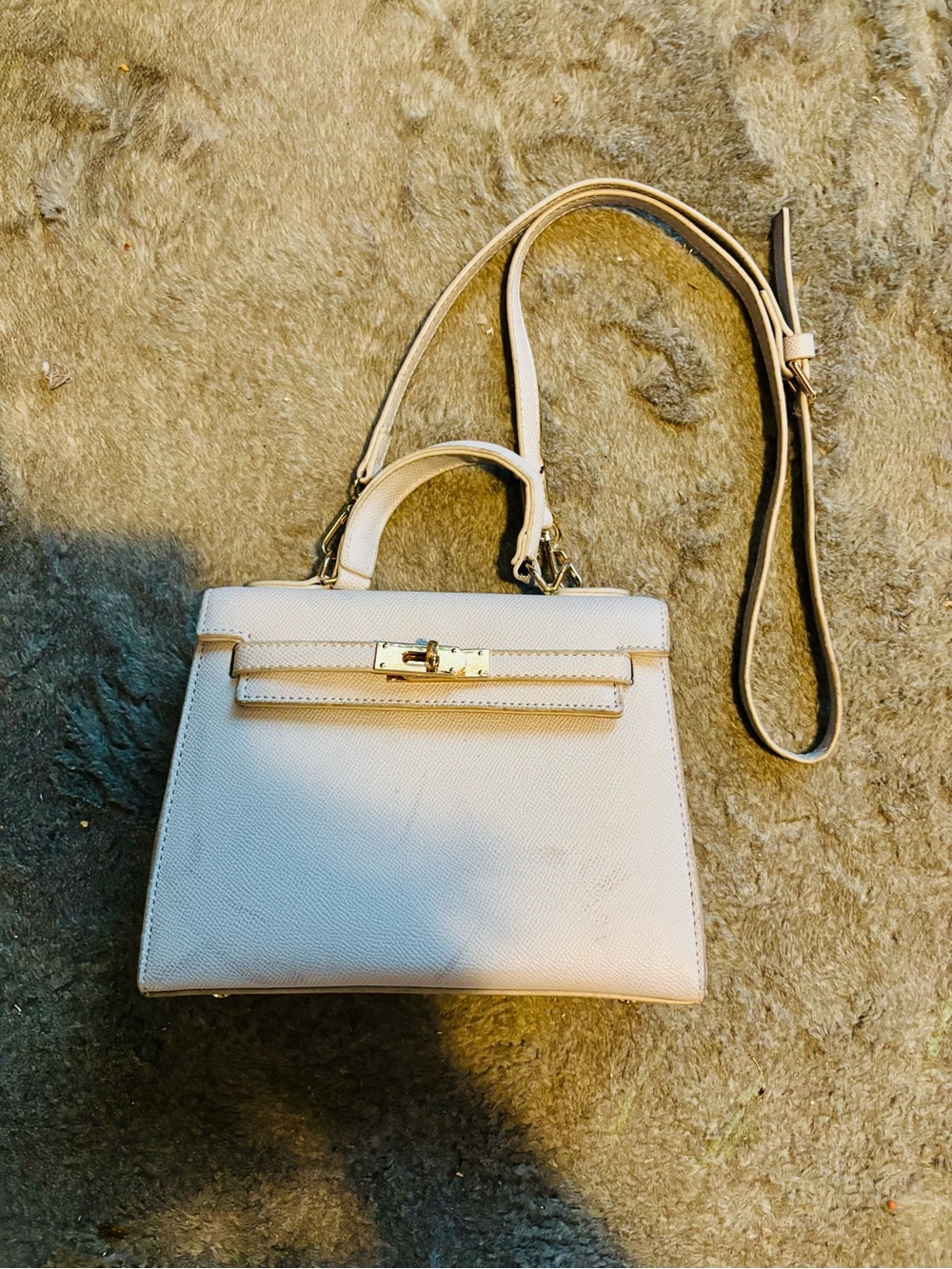 Women’s Top-Handle Crossbody Bag in Light Blue